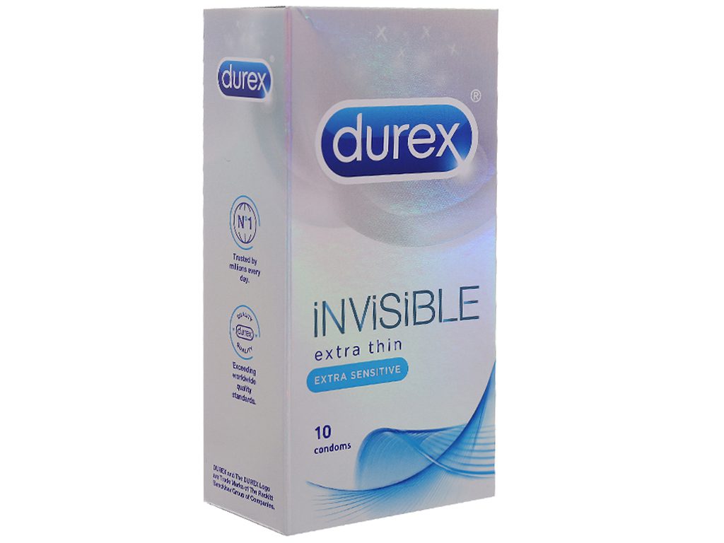 Bao cao su Durex Invisible được nhiều người tin dùng và sử dụng trong đời sống quan hệ tình dục