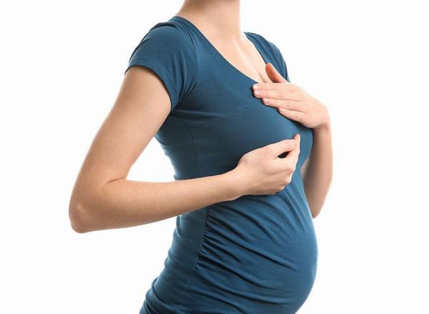 Cách khắc phục tình trạng đau tức ngực khi mang thai 1