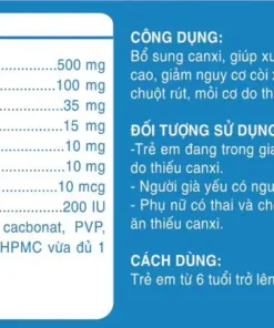 Alternative view of Canxi Aquamin Extra - Bổ sung canxi, giúp xương chắc khỏe