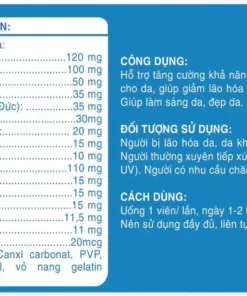 Viên uống đẹp da GTP 30 viên 8 Viên uống đẹp da GTP 30 viên - Image 3