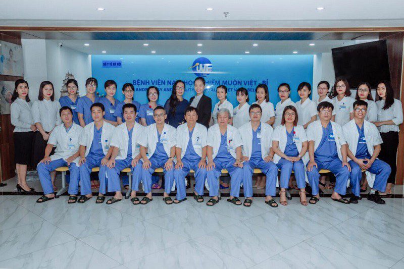 Đội ngũ y bác sĩ của bệnh viện Việt Bỉ