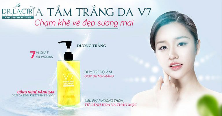 Ứng dụng công nghệ V7 với 7 vi chất vitamin truyền vào da