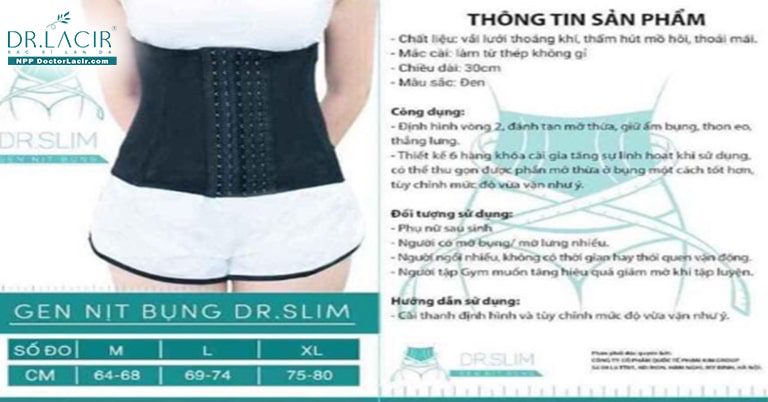 Gen nịt destock Dr.Slim – An toàn tuyệt đối cho mọi loại da