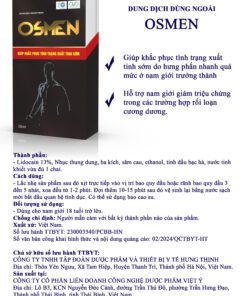 Chai xịt kéo dài sinh lý nam OSMEN chống xuất tinh sớm 11 Chai xịt kéo dài sinh lý nam OSMEN