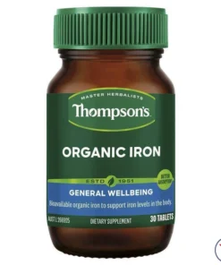 Sắt hữu cơ Thompson's Organic Iron 24mg