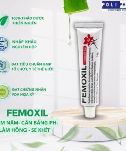 Gel bôi nấm ngứa vùng kín FEMOXIL, sạch sâu se khít, hồng hào tự nhiên nhập khẩp israel tuýp 25g
