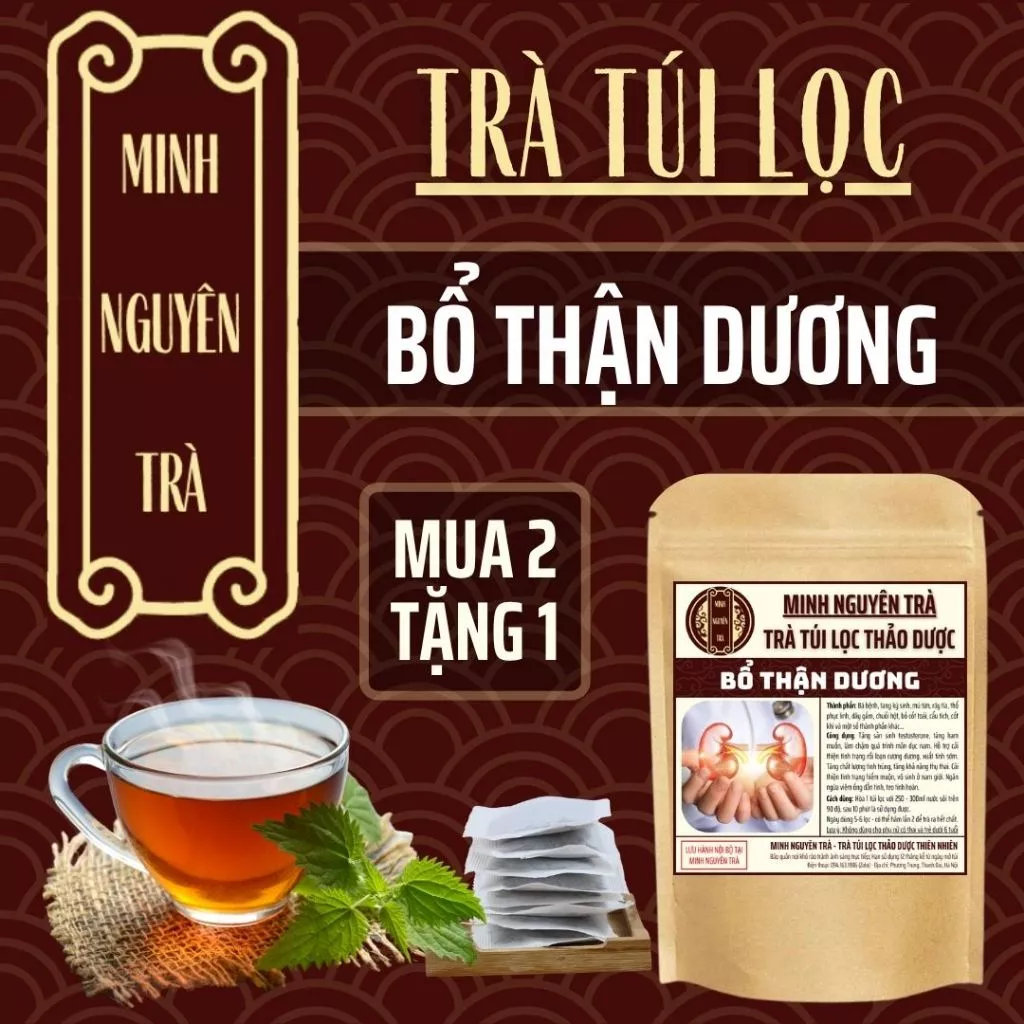 Trà Bổ Thận Tráng Dương - Minh Nguyên - Túi 50 lọc 1 Trà Bổ Thận Tráng Dương - Minh Nguyên - Túi 50 lọc