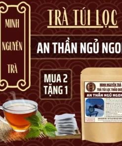 Trà Túi Lọc Ngủ Ngon - Minh Nguyên - ngủ sâu giấc, giảm căng thẳng, tiền đình, mệt mỏi, an thần, tiền đình - Túi 50 lọc